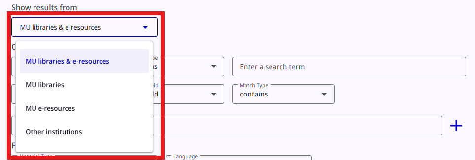 Adavnced search - group of records