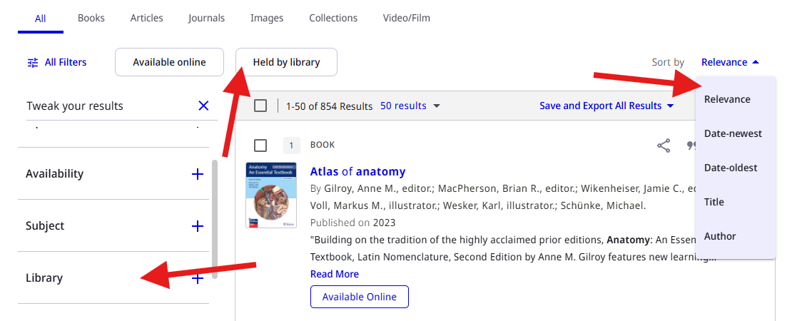 Search criteria