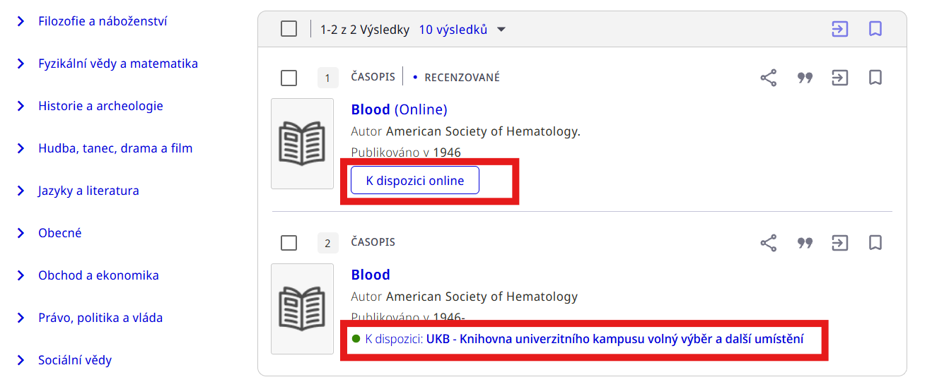 Vyhledané časopisy