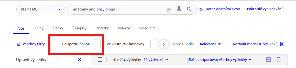 K dispozici online
